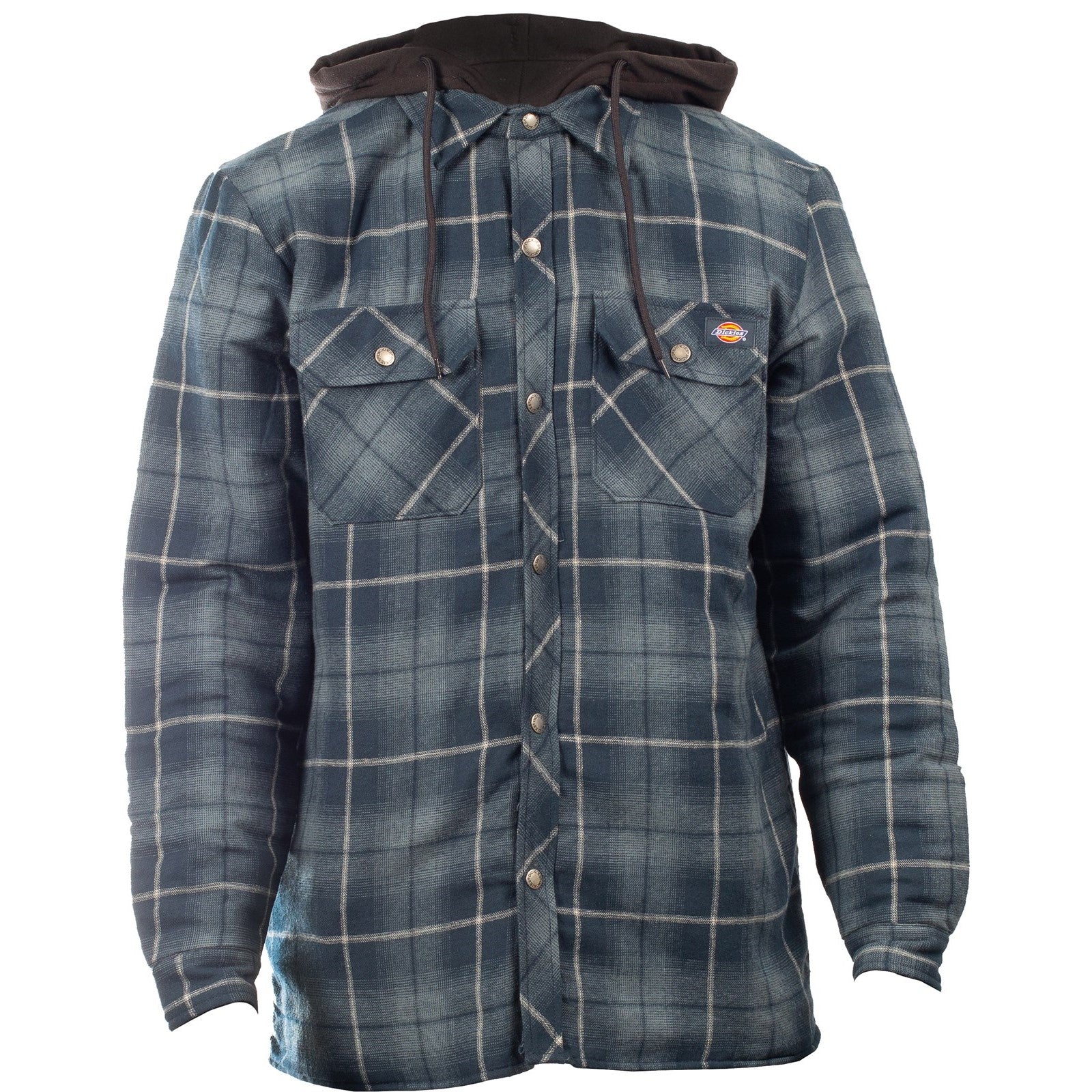 Dickies Fleece Hooded Flannel Shirt