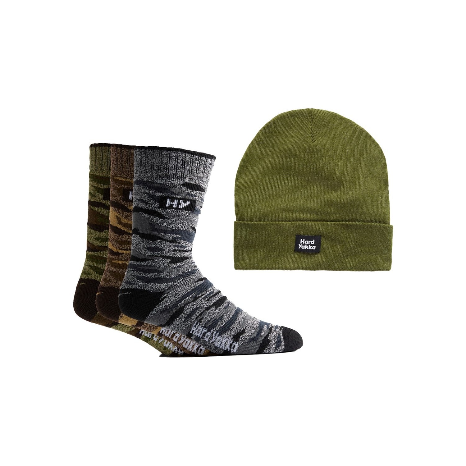 Hard Yakka Sock & Beanie Bundle