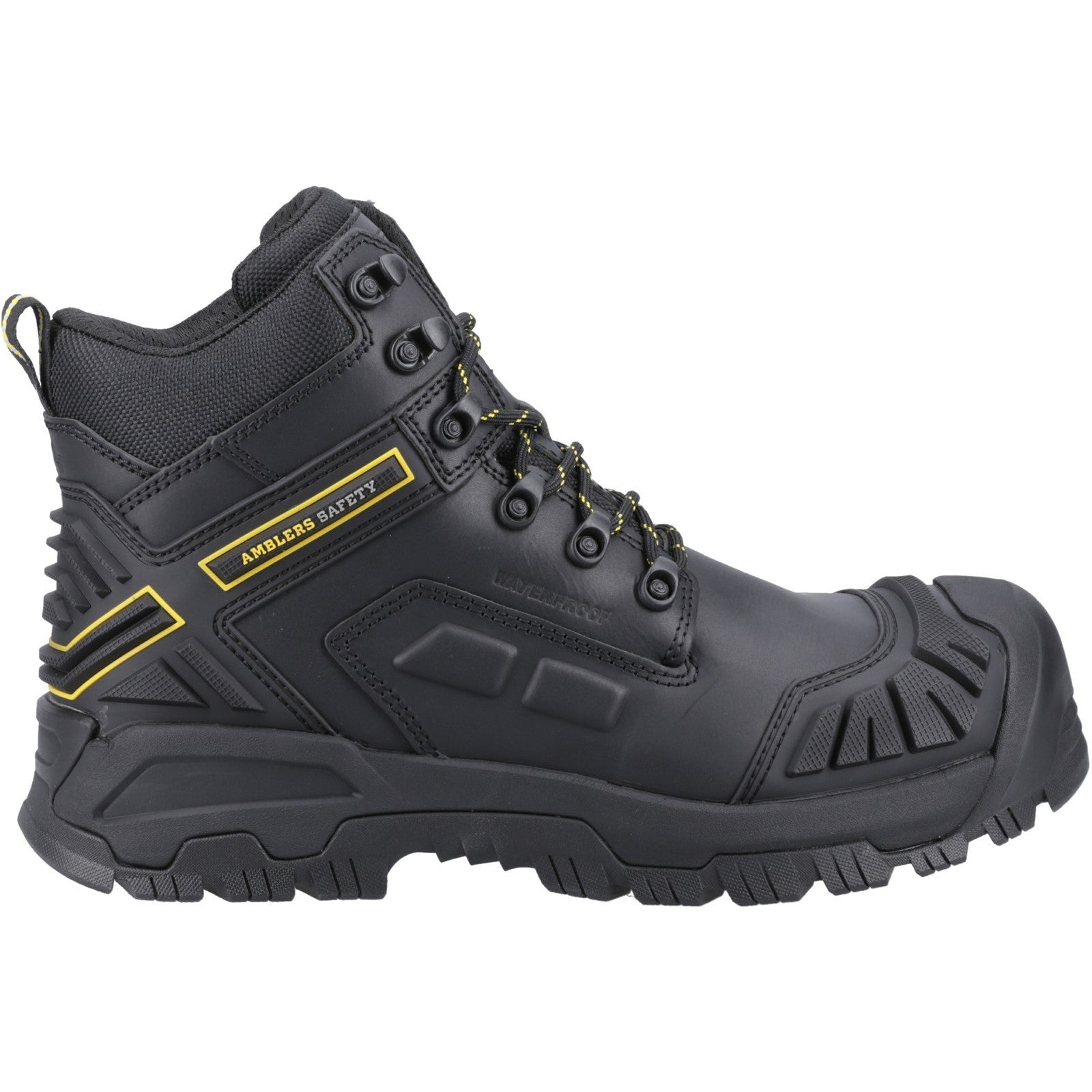 Flare Header Boot Amblers AS962C Flare Boot | Waterproof, Metal-Free Safety Boot - Alexdirect