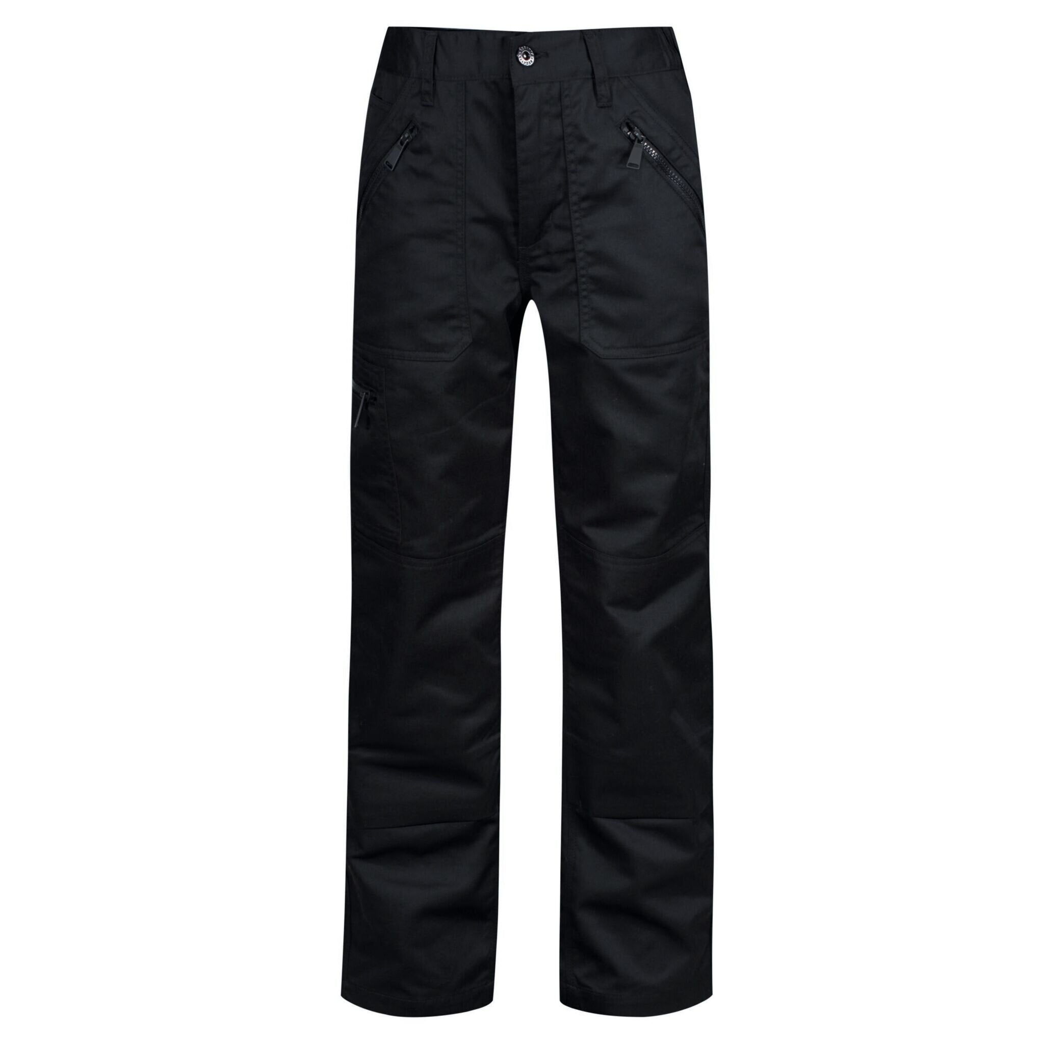 Regatta Pantaloni Workwear Uomo New Action - Multi Tasca, Idrorepellenti, Gamba Corta (Taglia 42 Grigio Scuro)
