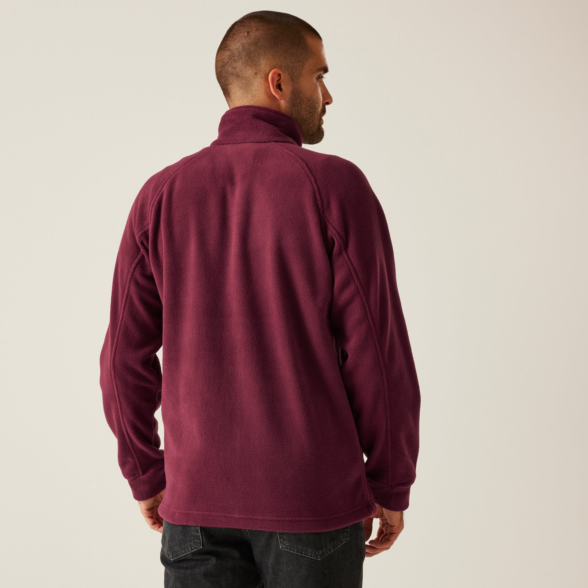 Mens Regatta Thor III Fleece, Burgundy