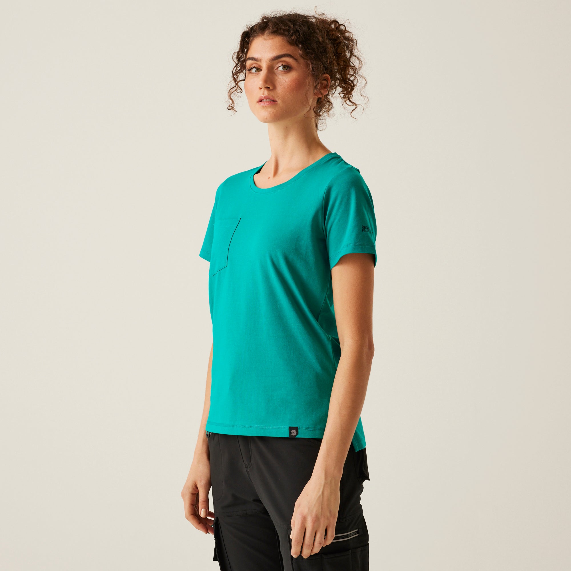 Regatta Womens Ada Stretch T-Shirt, Wilderness Green