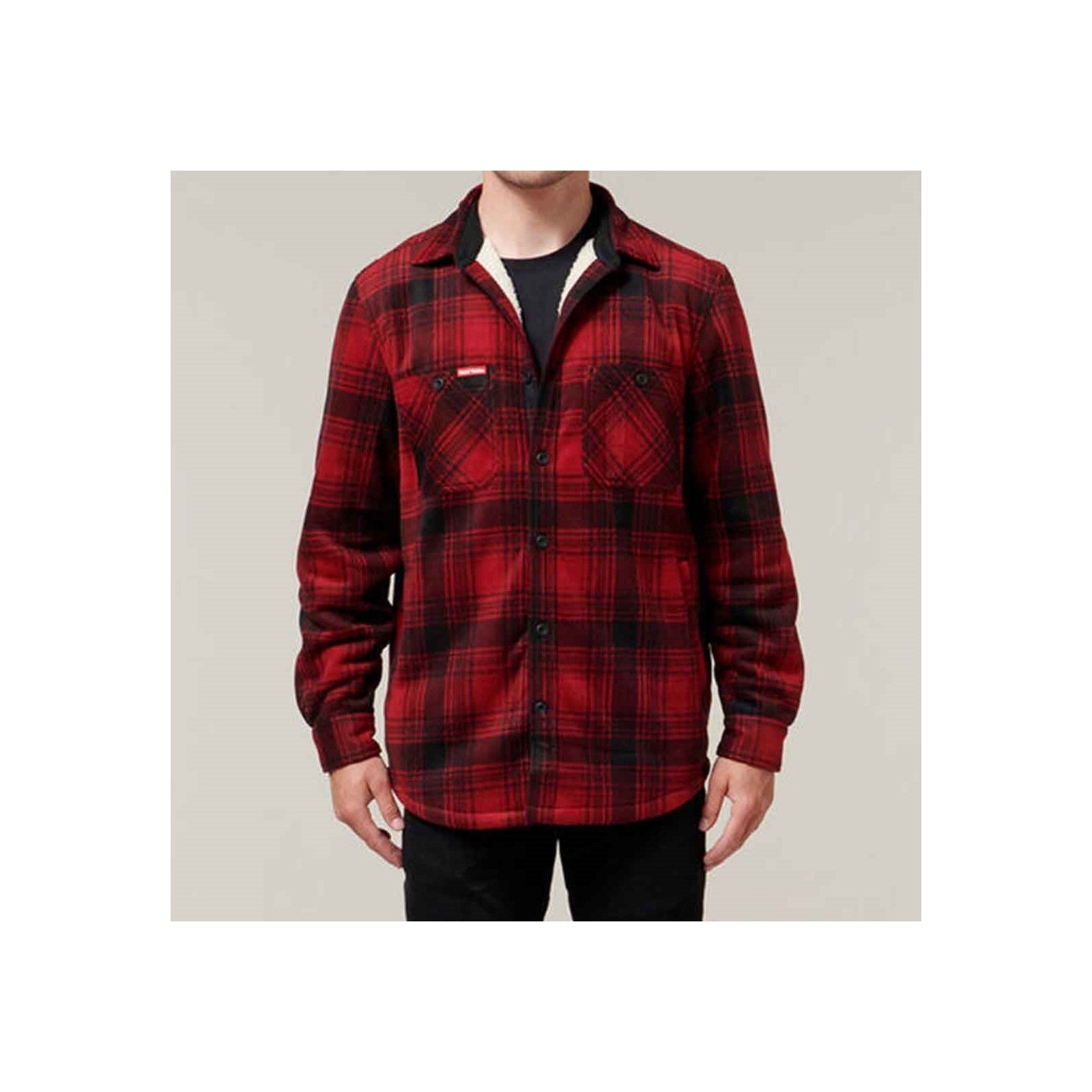 Hard Yakka Sherpa Button Close Men Jacket